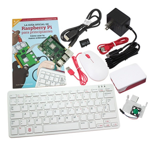 Raspberry Pi 4 4gb Case Ventilador Microssd Hdmi Fuentemause
