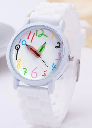 Reloj Pulsera De Silicona Diseño Juvenil De Lapiz Oferta !!!