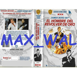 El Hombre Del Revolver De Oro Vhs Roger Moore Vhs Nuevo