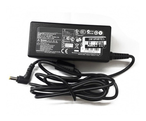 Cargador Alternativo Notebook Toshiba 19 V 3.42a 65 W 