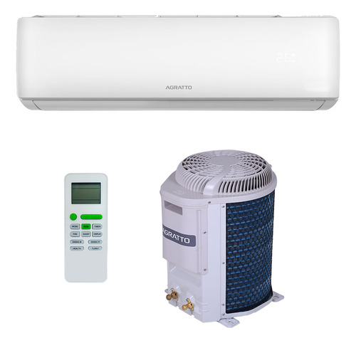 Ar Condicionado Agratto One Top Split Só Frio 9000 Btu Branco 220v Acst9f-02