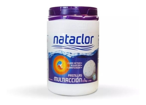 Pastillas De Cloro Triple Acción Multiaccion Nataclor 1kg