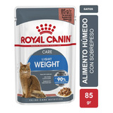 Royal Canin Gatos Light Weight Care Caja X 12 Unidades