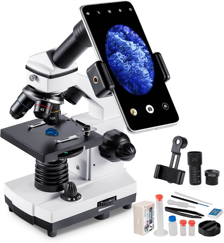 Microscopios Educativos Biológicos 100-2000x Para Adultos