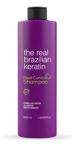 Shampoo Control Sin Sal. X500ml. The Real Brazilian Keratin.