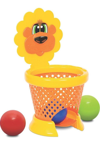 Basketball Baby Cesta Basquete Didático Com Alça Mercotoys