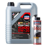 Kit 5w30 Top Tec 4300 Oil Smoke Stop Liqui Moly + Regalo