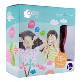 Headset Kids Oex Kids Hs317 Sugar Dobrável Rosa E Cereja