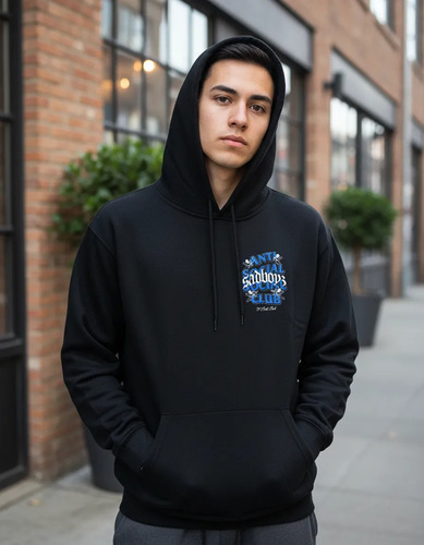 Sudadera Con Capucha De Anti Social  Rosas Color Negro | Meses sin interés