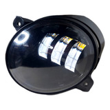 Faro Led Neblinero Ovalado Lupa Blanco Ambar 6000lm 2pz