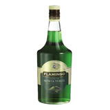 Licor De Menta Verde Flamingo 1000 Ml.*