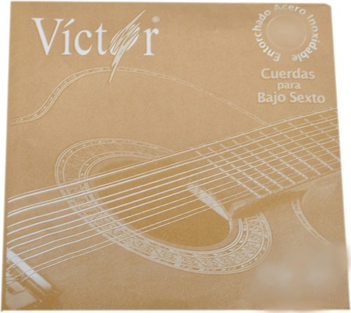 10 Cuerdas Victor Para Bajo Sexto 2a 036 Acero Mod.82