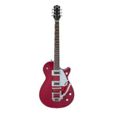 Guitarra Eléctrica Gretsch Electromatic G5230t Jet Ft De Caoba Firebird Red Brillante Con Diapasón De Nogal Negro