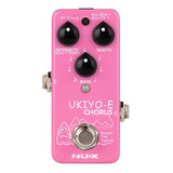 Pedal Efectos Nux Nch-4 Ukiyo-e Chorus Para Guitarra Electri Color Rosa