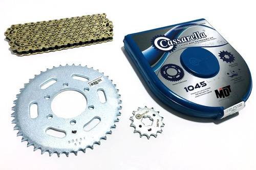 Kit Arrastre Cassarella Yamaha Xtz 150 - Cadena Reforzada