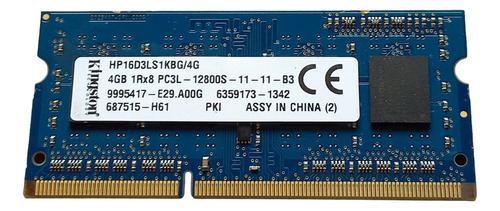 Memoria Ram Ddr3 Marca Kingston Tecnology 4gb