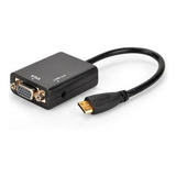 Conversor Hdmi A Vga + Audio 3.5mm. Alimentado Por Usb 