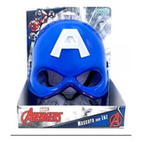 Mascara Capitan America Con Luz Avengers Ditoys