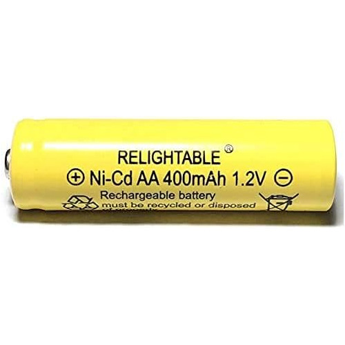 Baterías Recargables Aa Nicd De 400mah 1.2v Luces Sola...