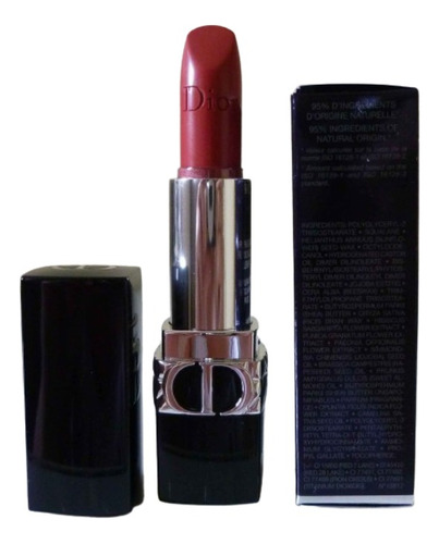 Batom Metálico Recarregável Dior Rouge - 525 Chérie - 3,5g