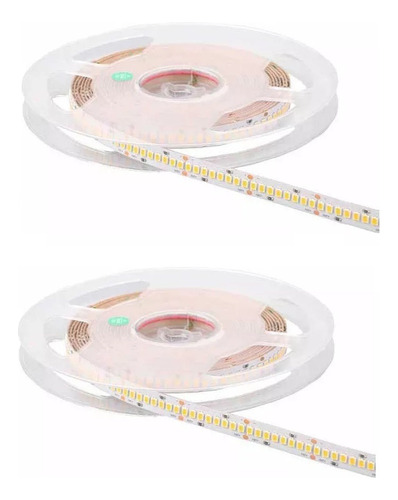 Cinta Luz Led Smd2835 Blanco Neutro Tira 5m 165w 24v Ip33 X2