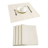 Salvamanteles Individuale Randall Waffle Stripe Placemats 4p