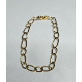 Pulseira Elo Grumet Em Ouro 12k Cod 48040