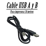 Cable Impresora Usb A Y B