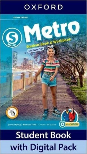 Metro Starter 2/ed.- Student's Book +workbook W/digital Pack, De Styring, James. Editorial Oxford University Press, Tapa Blanda En Inglés Internacional, 2022