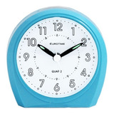 Reloj Despertador Eurotime 13/174 Silencioso Con Luz Alarma