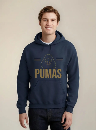 Sudadera Para Hombre Hoodie Pumas Unam Insignia | Meses sin interés