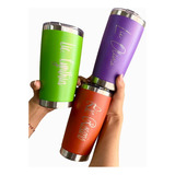 Termo Acero Inoxidable 20oz Personalizado Nombre En Laser 