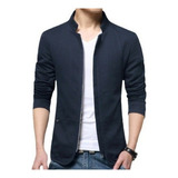 Blazer Masculino Casual Gola De Algodón