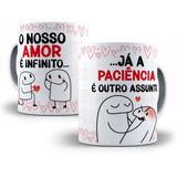 Canecas Legais Meme Figurinha Flork Namorada Amor Infinito