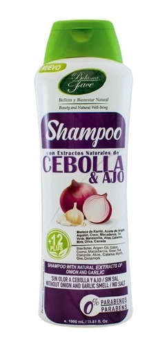 Shampoo  Cebolla + Ajo 1000 Ml - mL a $30