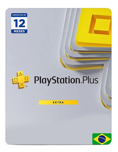 Playstation Plus Extra 12 Meses Brasil Assinatura Gift Card