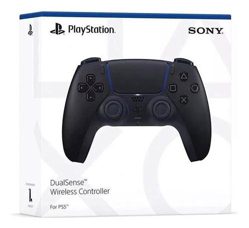 Controle Sony Dualsense Ps5 Sem Fio Preto Original Lacrado