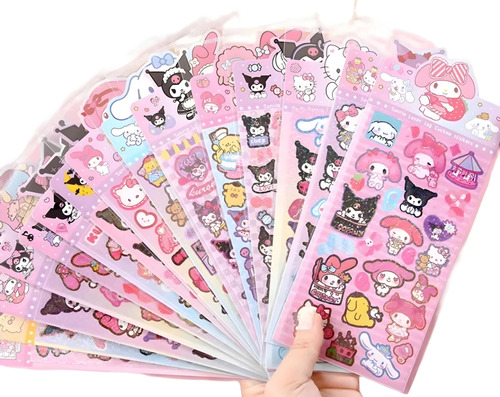 Sticker  De Sanrio Guka De Pochacco Kuromi Melody Hellokitty