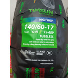 Llanta 140/60-17 Ts-689 Timsun Alto Agarre Moto Deportivo Tx