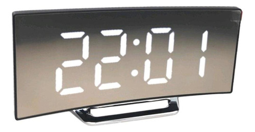 Reloj De Con Espejo Digital De Pantalla Led Ultra Blanco