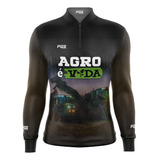 Camisa Camiseta Agricultura Agro Ref 26 - M L Proteção Uv50+