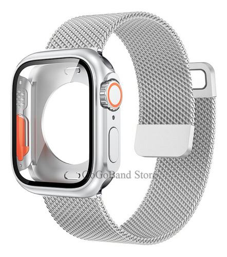 Correa Milanesa + Funda Para Apple Watch Pulsera De Bucle U