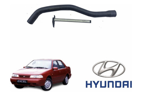 Manguera Superior Radiador Hyundai Excel 1.3l 1.5l 91-99 Foto 2