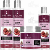 Kit Tratamento Alho Desodorizado Balsam Cosméticos Hidrata