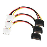 Sata Cable De Alimentación Adaptador Paquete De 3 Sata 15 P