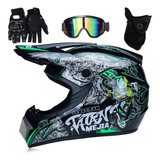 Casco De Motocross Profesional Para Niños Y Adultos Dirt Bik