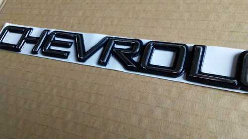 Emblema Compuerta Chevrolet Silverado Cheyenne Reemplazos Foto 6