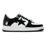 A Bathing Ape Bape Sta Low Black White