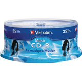 25 Cd-r Musica Verbatim Virgen Audio Digital Grabable 80 Min