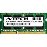 Memória A-tech Premium Ddr3 De 4gb 1066mhz Para Notebook